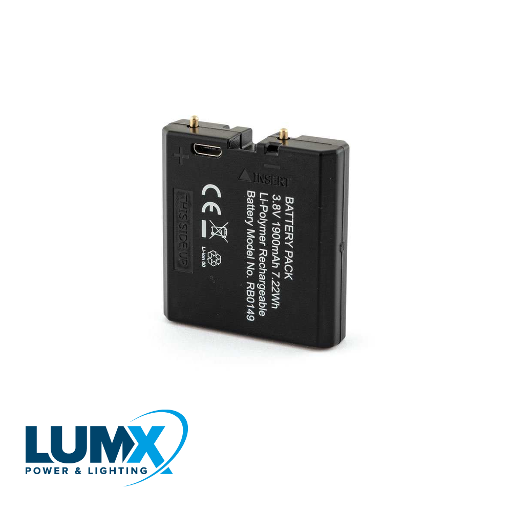 LumX - Batterij (herlaadbaar) 3,8V 1900mAh Li Ion Polymer voor LM 1 - LM 12999