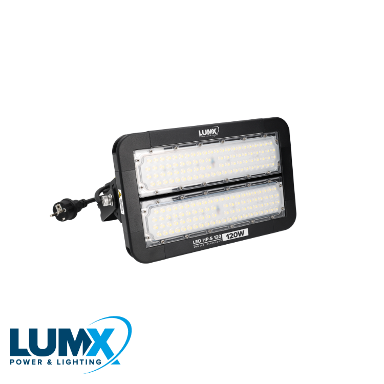 LumX - LED armatuur HP S 120: 120W / 5 m H07RN F / IP66 / 6500K / 1 - LM 62120