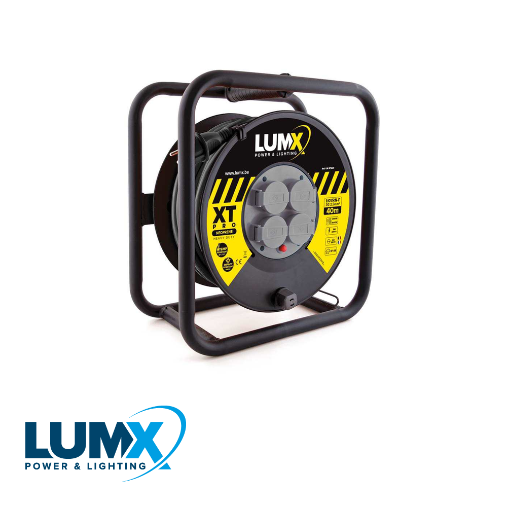 LumX - kabelhaspel XT PRO, HO7RN F 3Gx2,5 40 m - LM 87240