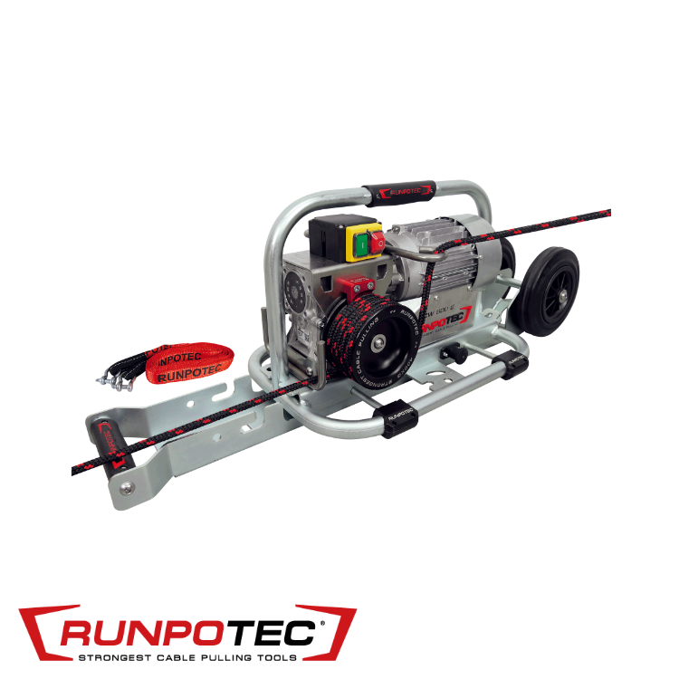 Runpotec - Capstan lier CW 800 E + rolkar - RT 10138