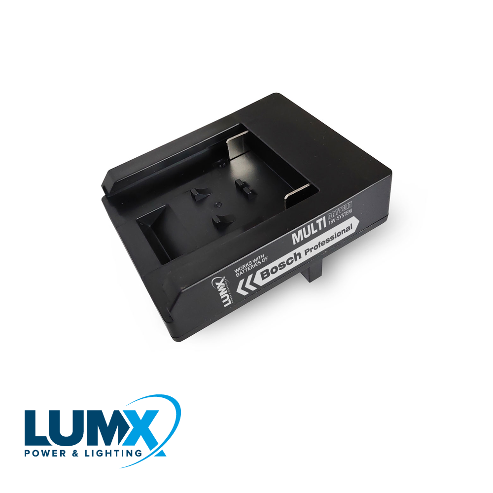 LumX - Adapter voor BOSCH batterij / M serie + Galaxy Multi Ba - LM 30101