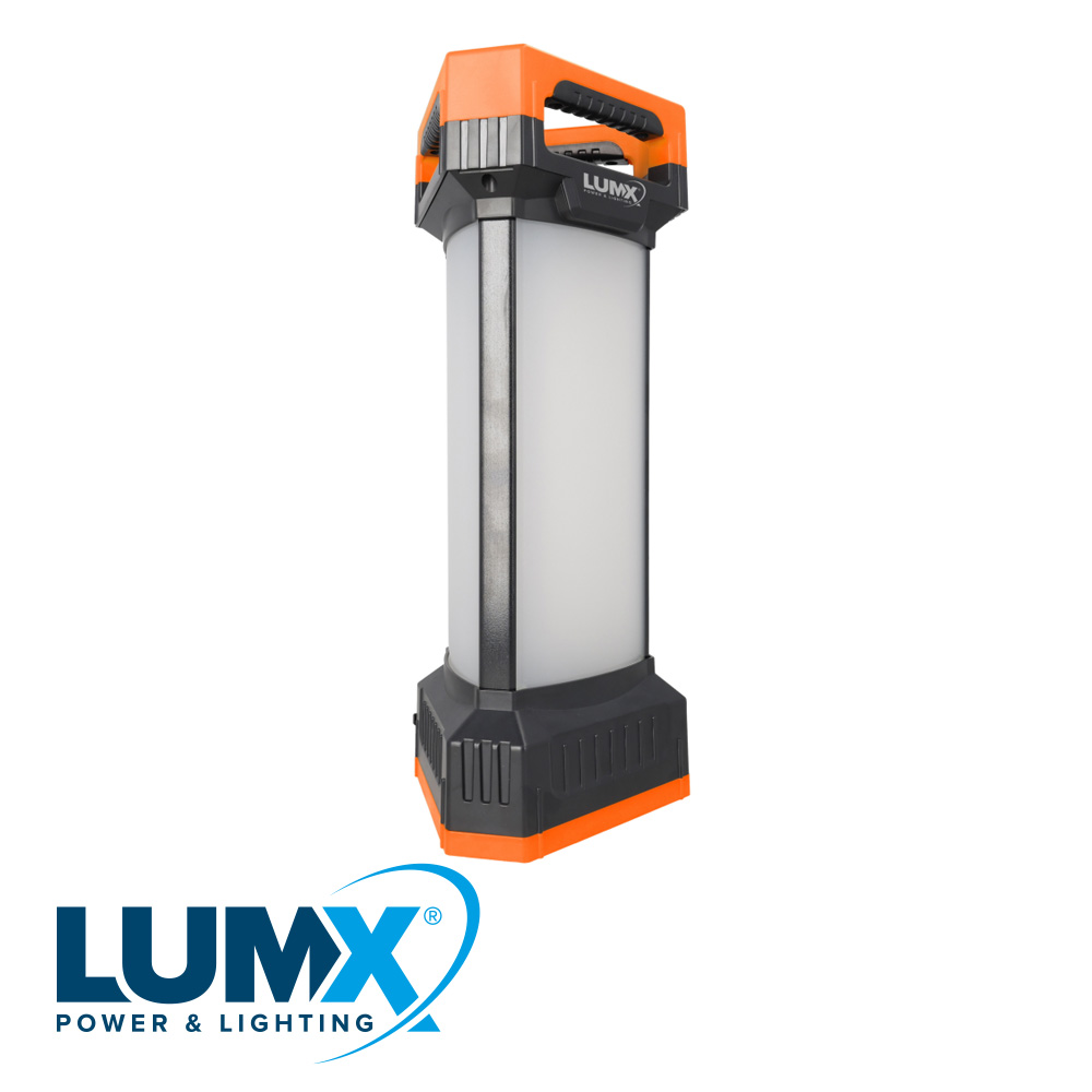 LumX - TRI LED R 360° Oplaadbare batterijen 45W 5000lm IP65 - LM 32445