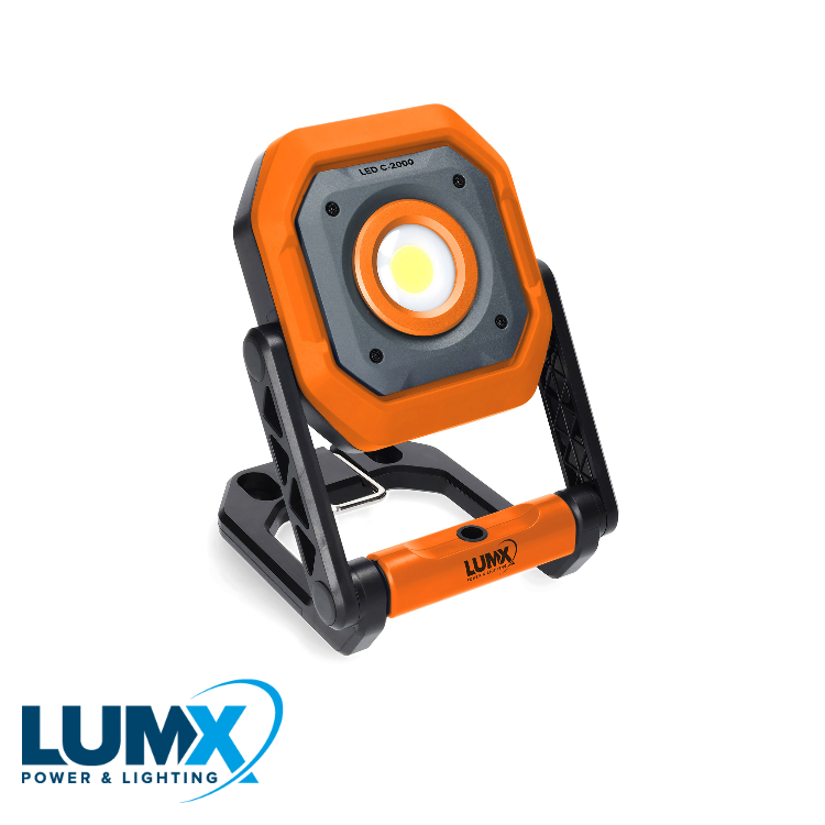 LumX - LED straler C 2000 plooibaar, 20W, IPX6 Herlaadbaar - LM 16700