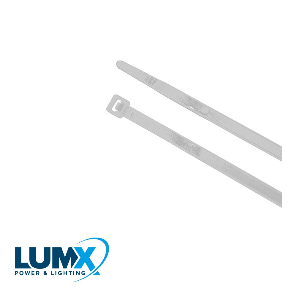 LumX - Bundelband Nylon (PA6,6) 100 x 2,5 kleurloos (prijs per - WM 15203C