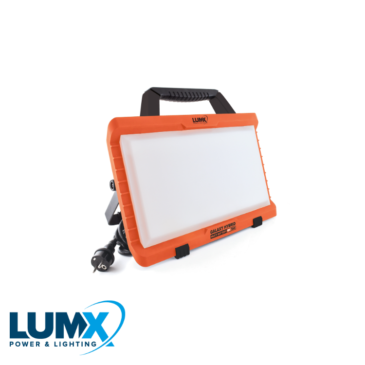 LumX - GALAXY MULTI BATTERY HYBRID LED straler / 50W / IP54 met 6 b - LM 30085