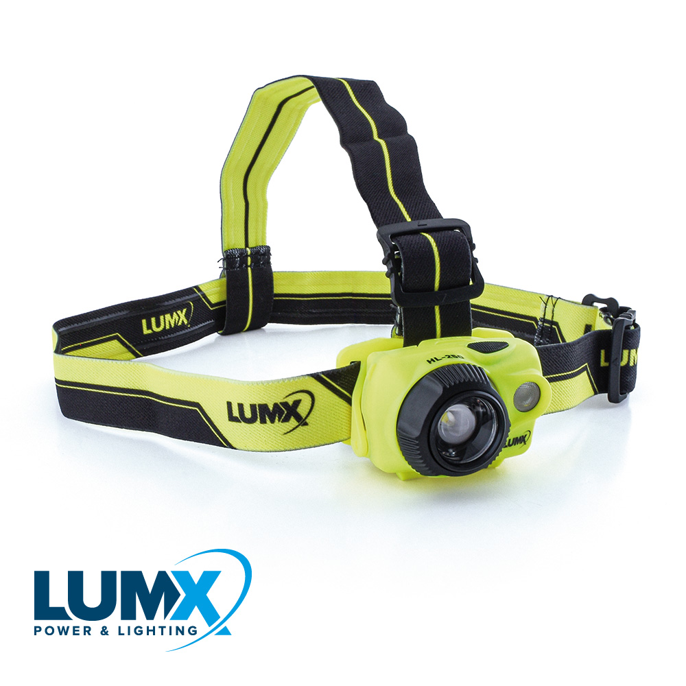 LumX - LED hoofdlamp HL 250 herlaadbaar 3,7V 800mAh Li Polymer / 25 - LM 12325