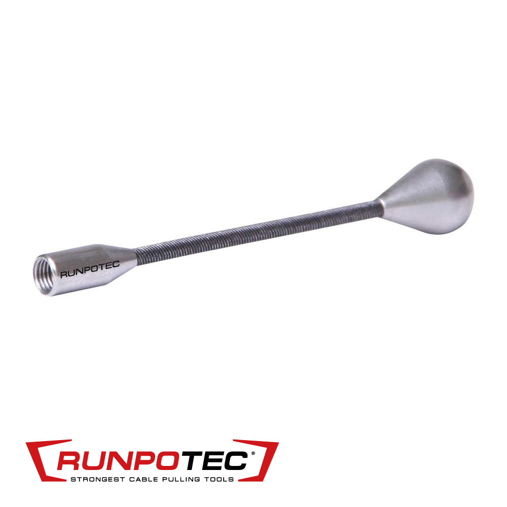 Runpotec - Flexibele inox glijkop 13 mm, met RTG 6 connectie - RT 20119
