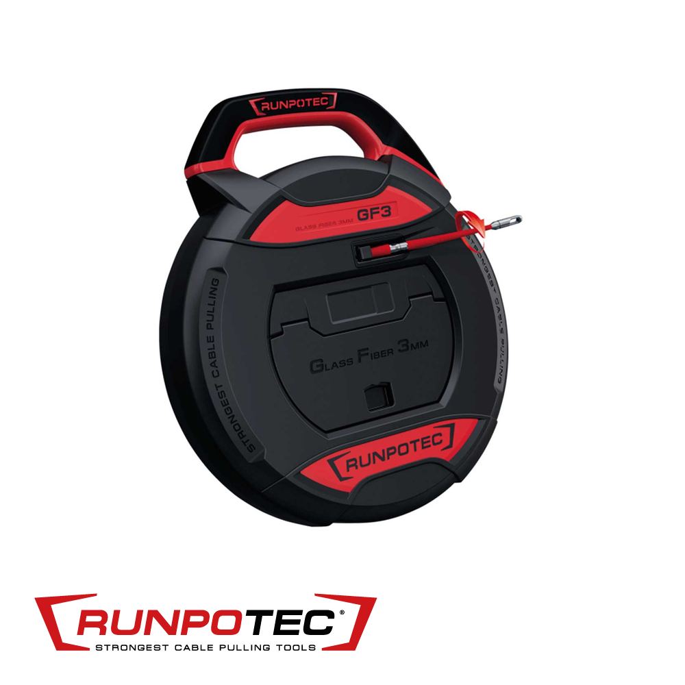 Runpotec - Kabeltrekker GF3 Ø 3mm zonder meterteller 50 m - RT 10198