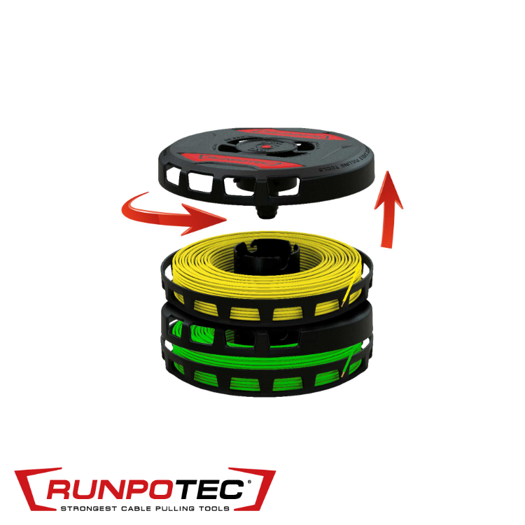 Runpotec - Af en oprolhaspel CB 260 zonder doos - RT 21005
