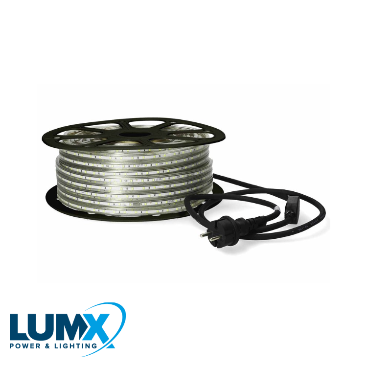 LumX - LED lichtslang GROEN 50m 60led/m B=12mm - LM 23251