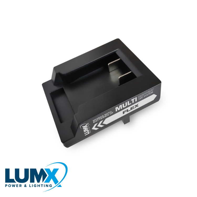 LumX - Adapter voor FLEX batterij / M serie + Galaxy Multi Bat - LM 30107