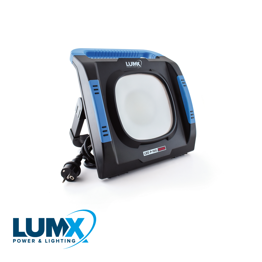 LumX - LED P 100 ''HIGH POWER'' straler: 100W / 3 m. H07RN F / IP54 - LM 33590