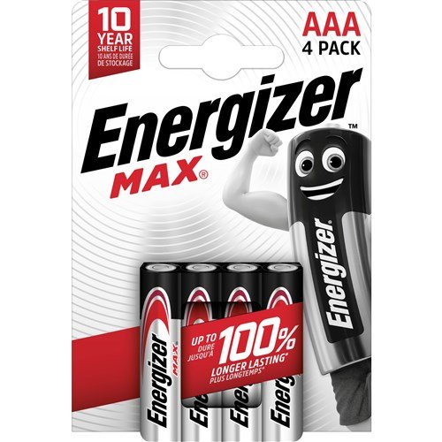 Energizer - MAX AAA LR03 BL4 - 7638900341249