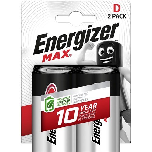 Energizer - MAX LR20 D BL2 - 7638900410457