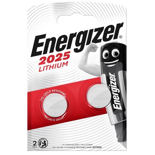 Energizer - LITHIUM 3V CR2025 BL2 - CR2025/2