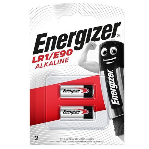 Energizer - ALKALINE 1,5V LR1/E90 BL2 - 2/E90