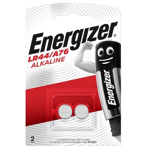 Energizer - ALKALINE 1,5V LR44/A76 BL2 - 2/A76LB