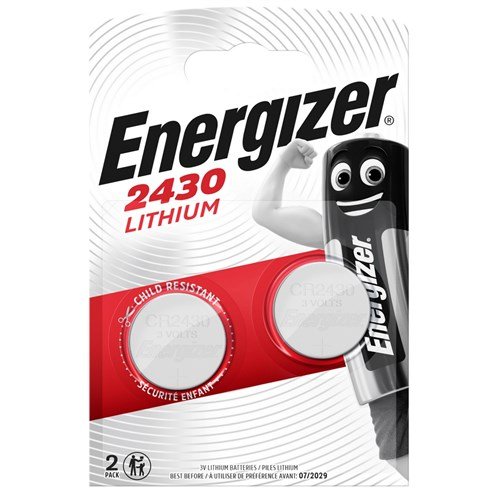 Energizer - LITHIUM 3V CR2430 BL2 - CR2430/2