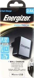 Energizer - 220V 2,4A 2 USB MICRO USB ZWART - ACA2BEUHMC3