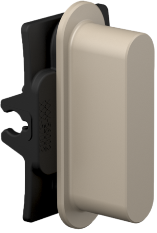 Niko - Rocker (1 onderdeel), Niko Home Control, steel champagn - 166-46001