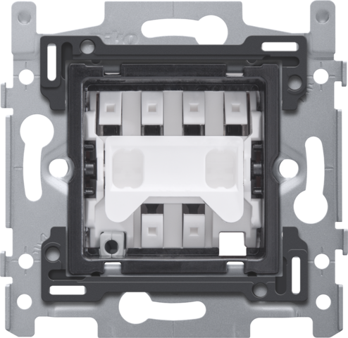 Niko - Sokkel voor een kruisschakelaar, 10 AX/250 Vac, insteekklemm - 171-01715