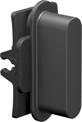 Niko - Rocker (1 onderdeel), Niko Home Control, alu black - 224-46001