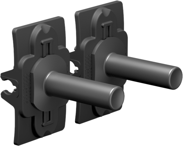 Niko - Toggle set (2 onderdelen), Niko Home Control, alu black - 224-47002