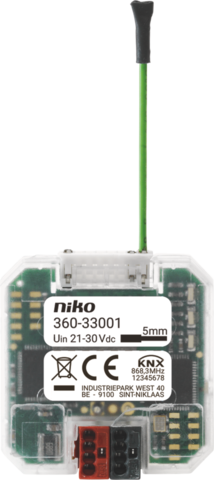 Niko - Draadloze mediakoppelaar, KNX® - 360-33001