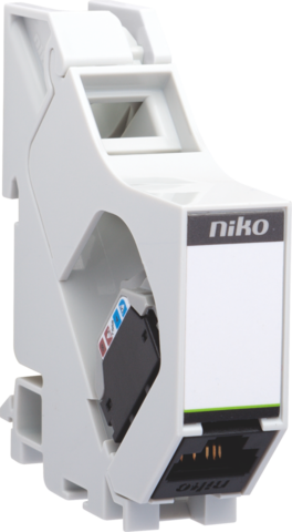 Niko - DIN rail module met onafgeschermde RJ45 connector UTP Cat. 5 - 650-14552