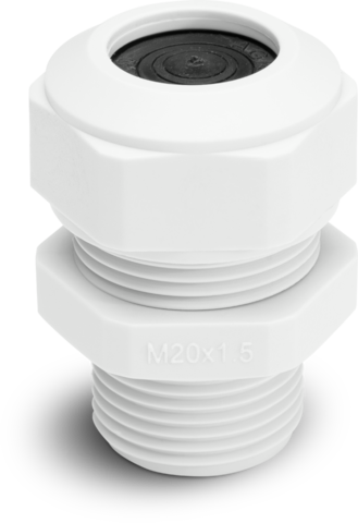 Niko - Spuitwaterdichte meerlaagse M20 wartel, wit - 701-84002
