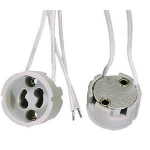 Elix - GU10 Lamphouder met draad (20cm) Keramiek Wit - 60293