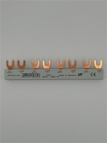 Elkutec - Kamgeleider 2P 8M 10mm² VORK Eurovario L1L2 L1L2 L1L2 L1L2 - 208V/10