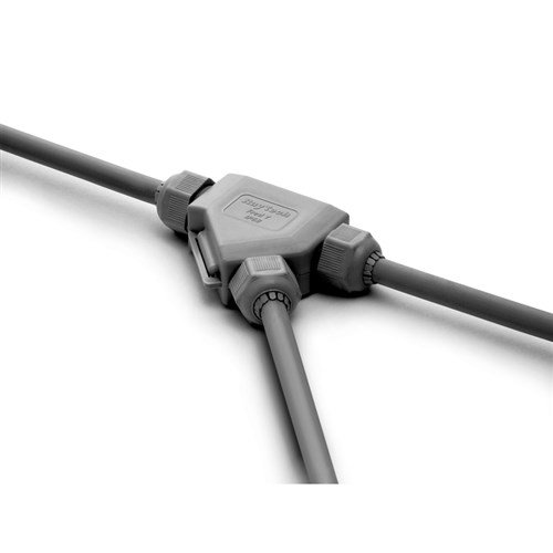 Raytech - grijze micro verbindingsmof IP68/IP69K 3x4 mm² < 3x2 - FRED-Y