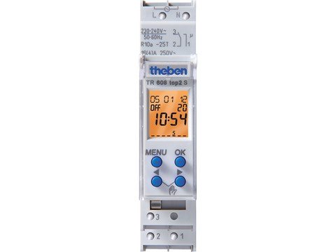 Theben - Digitale klok 24U/7D 230V 50 60HZ 1CO 16A - 6080101