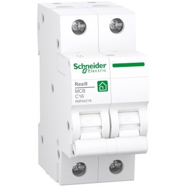 Schneider - : automaat 2P 16A 400V C 3KA - R9F64216