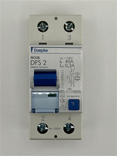 Doepke - Differentieel schakelaar 40A 0.300A 2P - 5403002