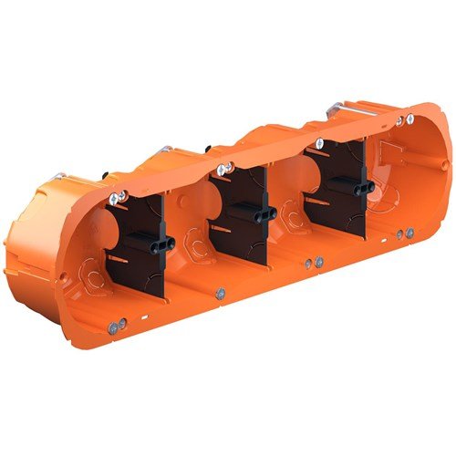 Helia - Viervoudige hollewanddoos 47mm voor gyprocwand - 5014