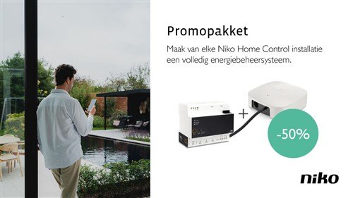 Niko - 1 x connected controller + 1 x draadloze bridge aan 50% - 550-00003-P1