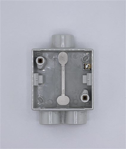 Niko - Spatwaterdicht schakelmateriaal opbouwdoos met 1 x 2 M20 i - 13-841-12