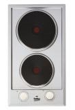 Beko - HDCE3220 elektrische inbouwkookplaat met 2 kookzones (30 cm) - 115350