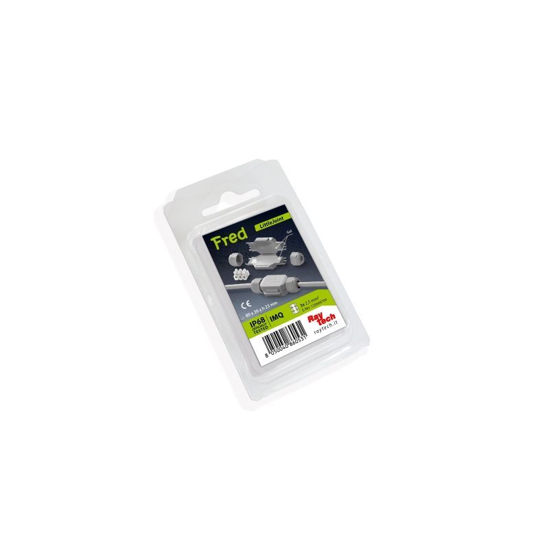 FRED grijze micro-verbindingsmof IP68/IP69K 3x2,5 mm² (1 stu