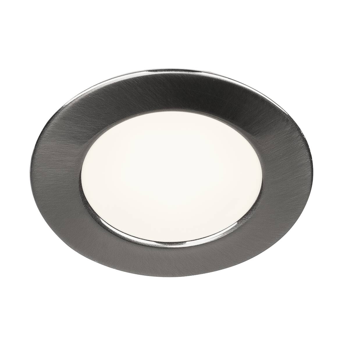 SLV - DL 126, inbouwarmatuur, LED, 3000K, rond, metaal geborsteld, - 112225