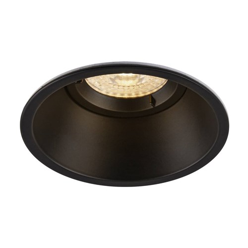 SLV - HORN O inbouwarmatuur, QPAR51, rond, mat zwart, max. 25 W - 113160