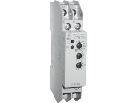 Multifunctioneel tijdrelais 12-240VAC/DC 0,05S-300H 1CO 3A