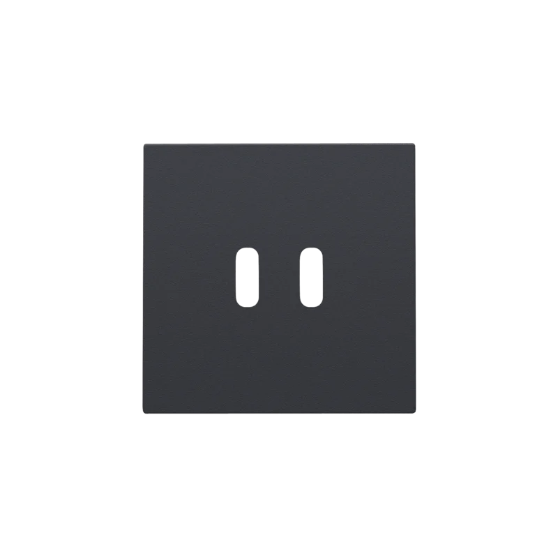 Niko - AFWERKINGSSET VOOR DUBBELE USB C LADER - 122-68003