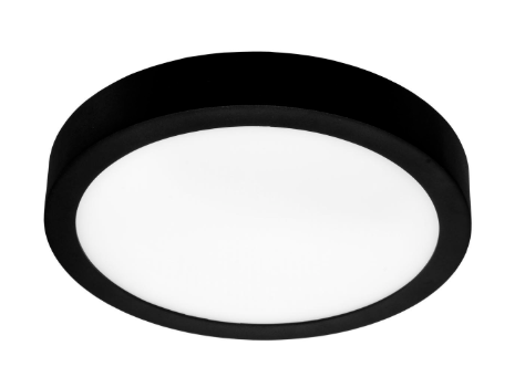 Unibright - MOON CCT + Sensor + Noodunit 240mm 18W zwart 3000K - MN24018WBSECCT