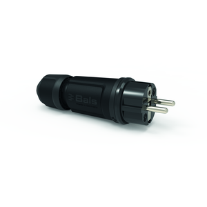 Bals - STEKKER 16A 2P+BA 230V ZWART IP54, multi grip - 7372-1