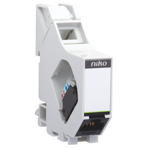 Niko - DIN rail module met onafgeschermde RJ45 connector UTP Cat. 6 - 650-14562
