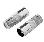 Elix - Adapter met 9,5 mm coax mannelijke aansluiting naar F vrouw - 34312/00