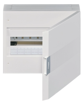 Hager - vega verdeelkast 1R. 18MOD. volle deur - VB118B